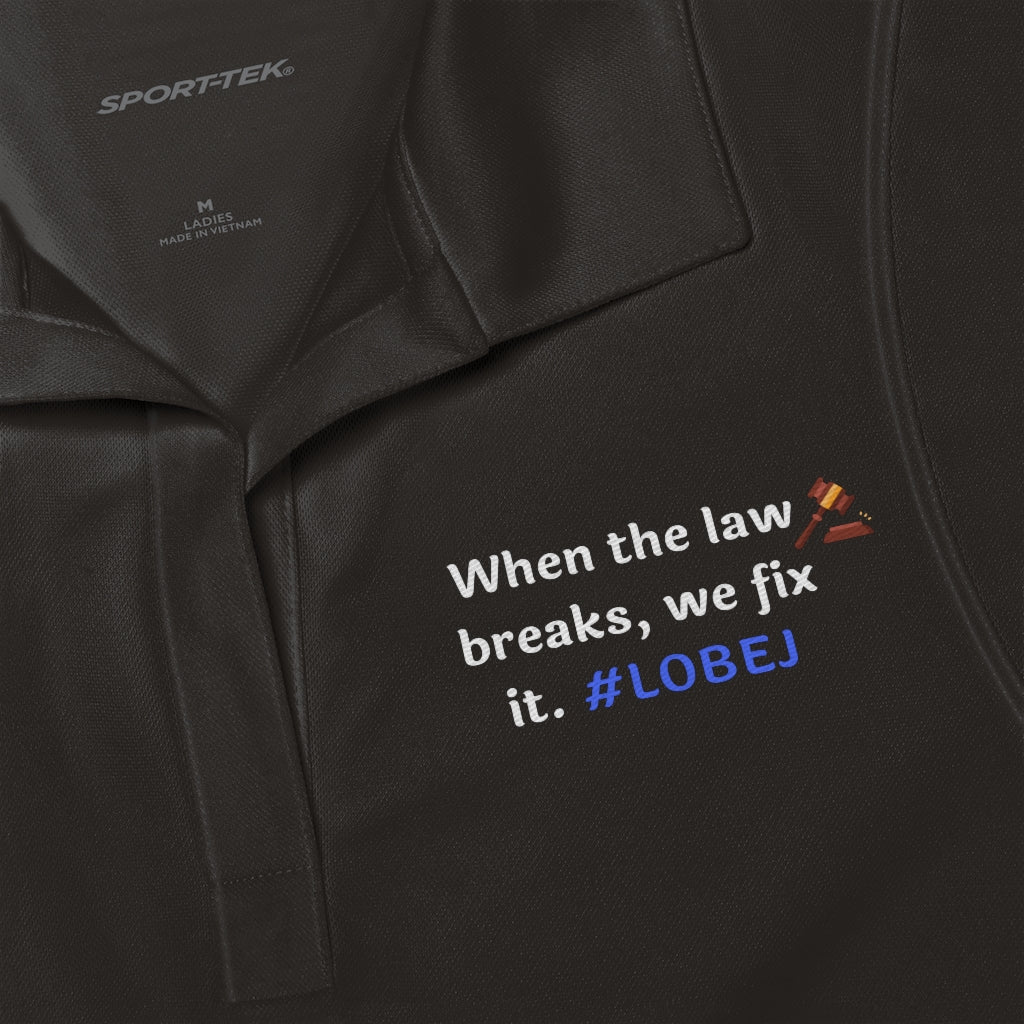 When Law Breaks Women Polo Shirt