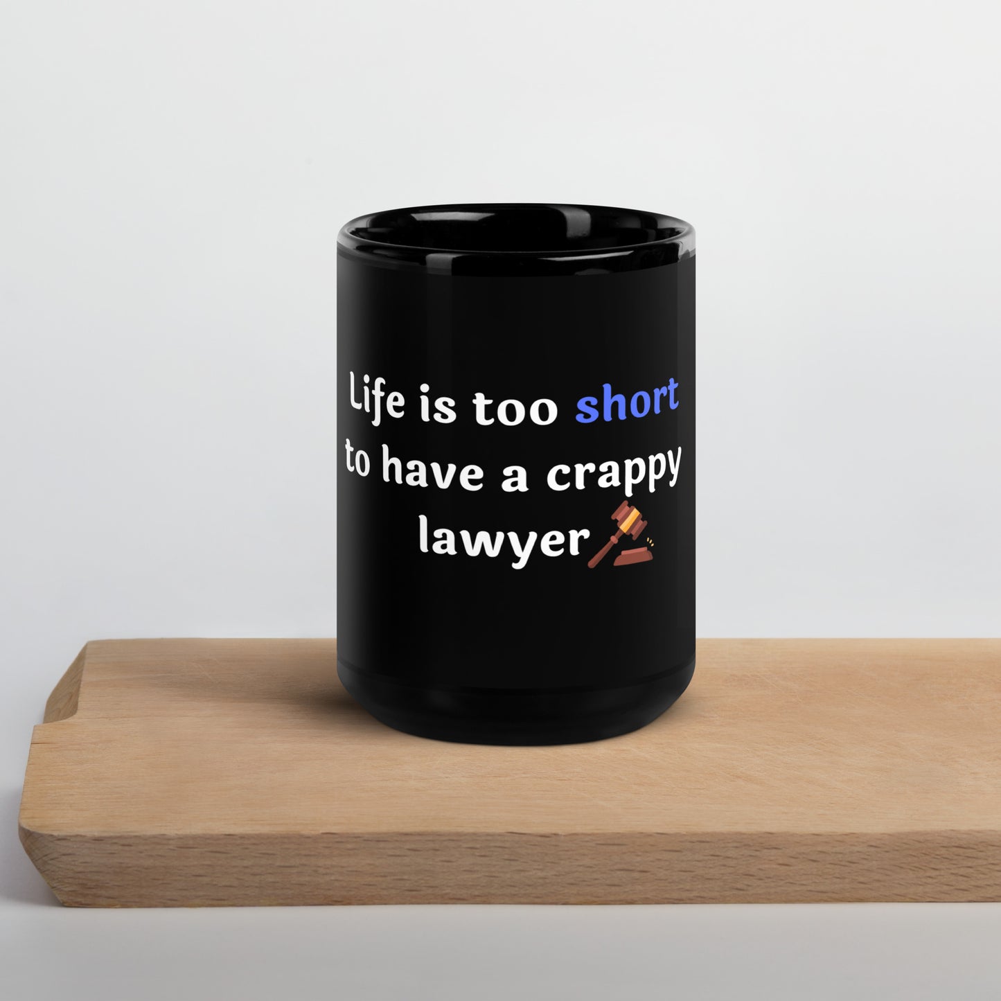 Black Glossy Mug