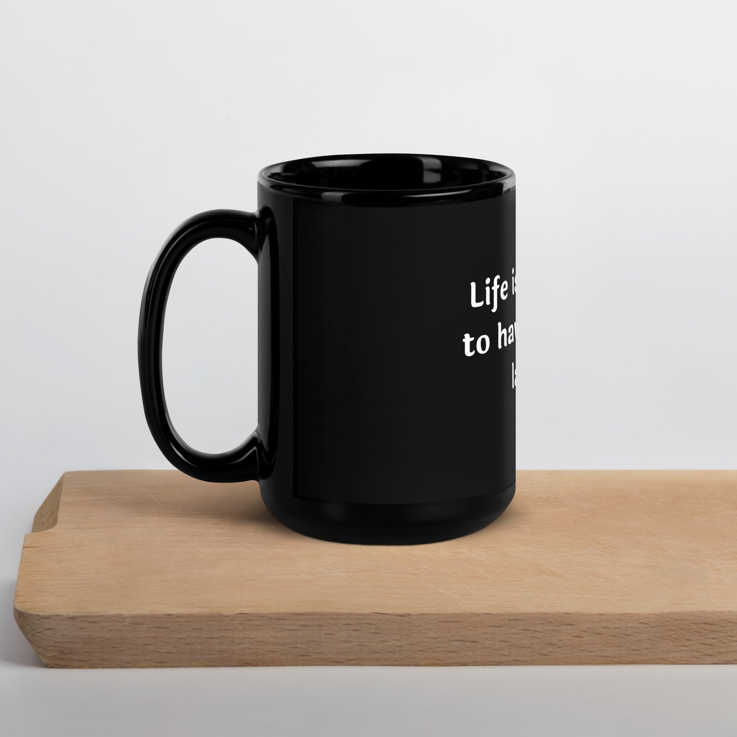 Black Glossy Mug