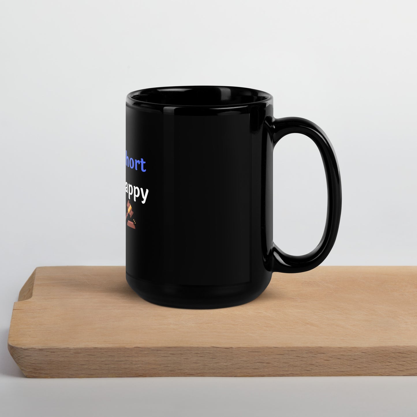 Black Glossy Mug