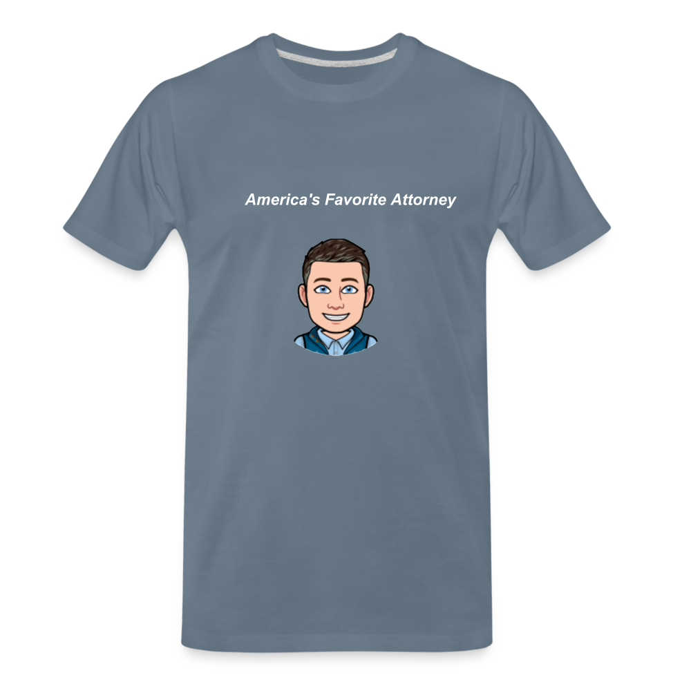 America's Favorite Attorney T-Shirt - steel blue