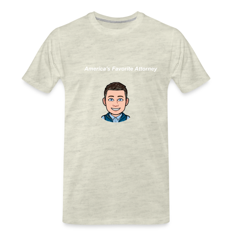 America's Favorite Attorney T-Shirt - heather oatmeal