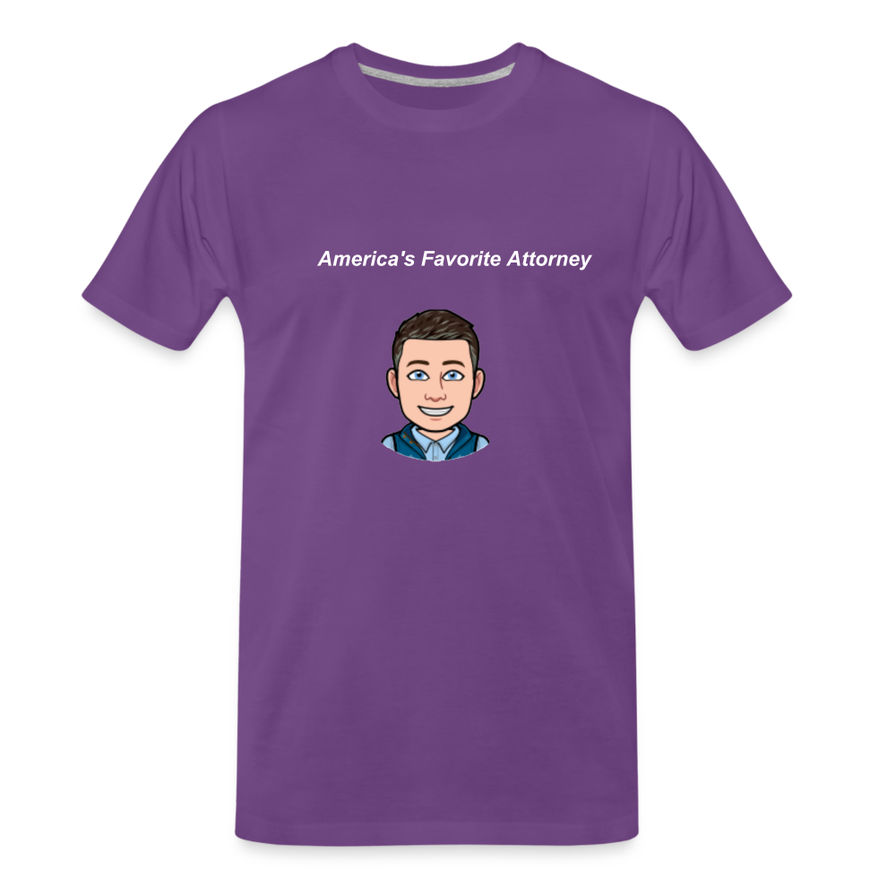 America's Favorite Attorney T-Shirt - purple