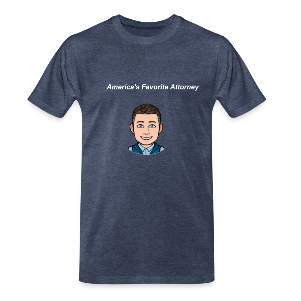 America's Favorite Attorney T-Shirt - heather blue