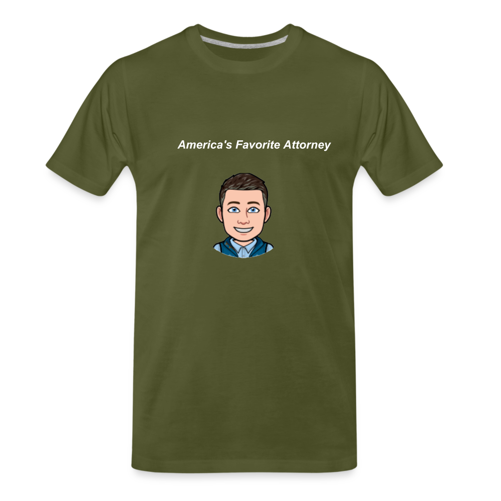 America's Favorite Attorney T-Shirt - olive green