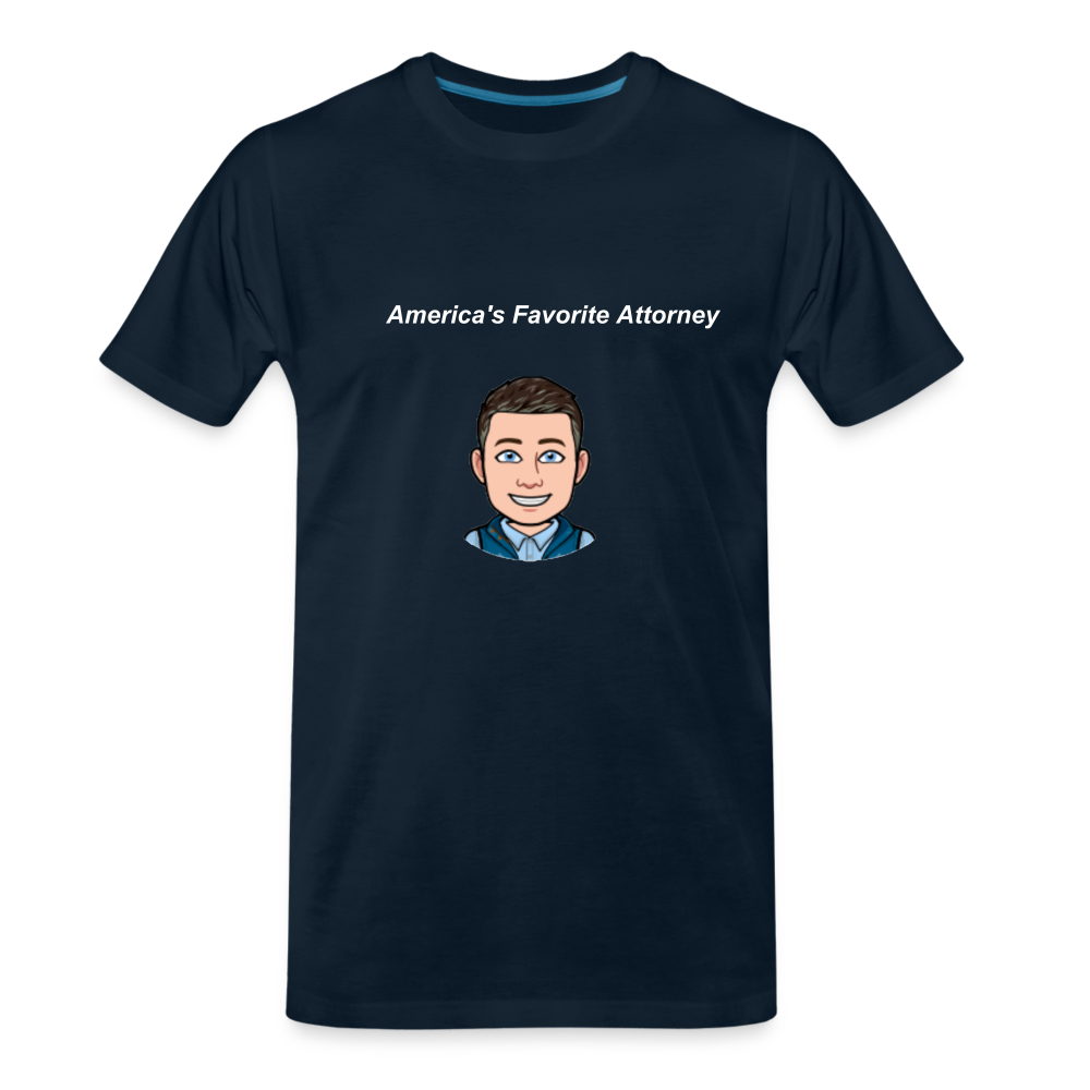 America's Favorite Attorney T-Shirt - deep navy