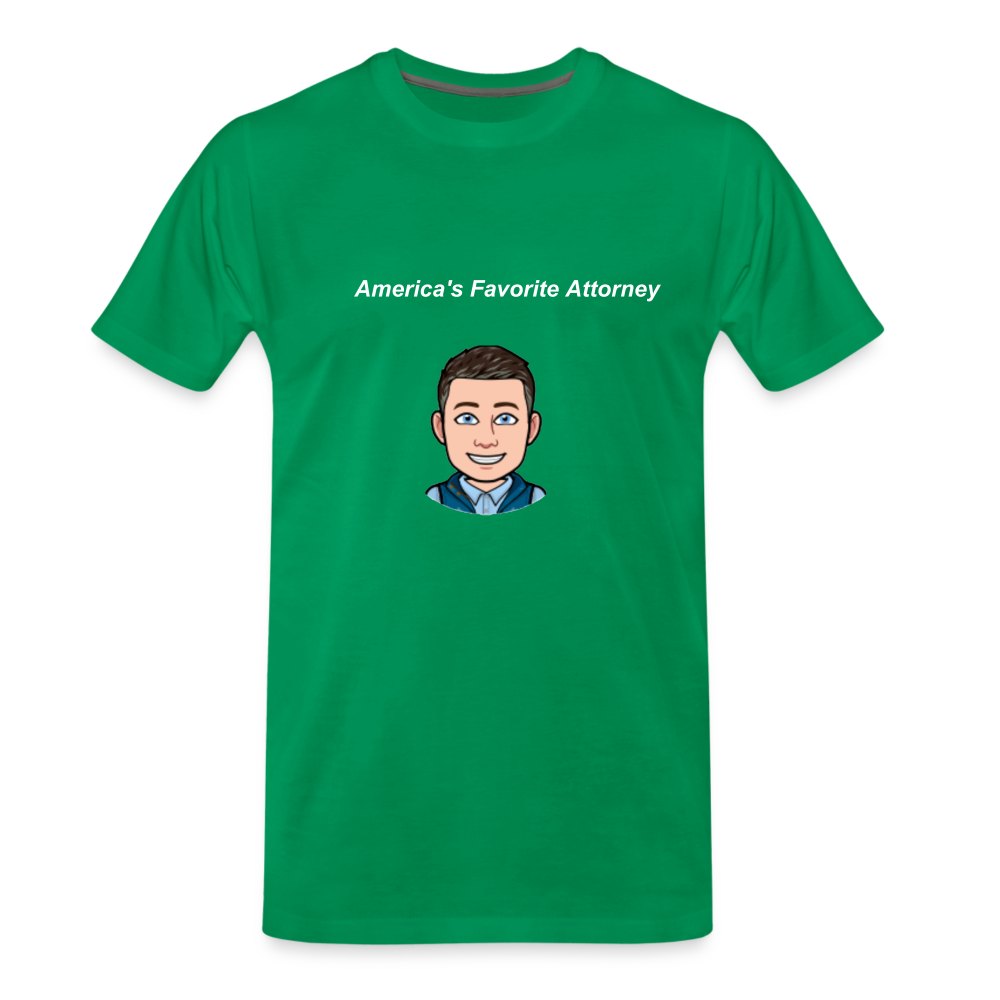 America's Favorite Attorney T-Shirt - kelly green