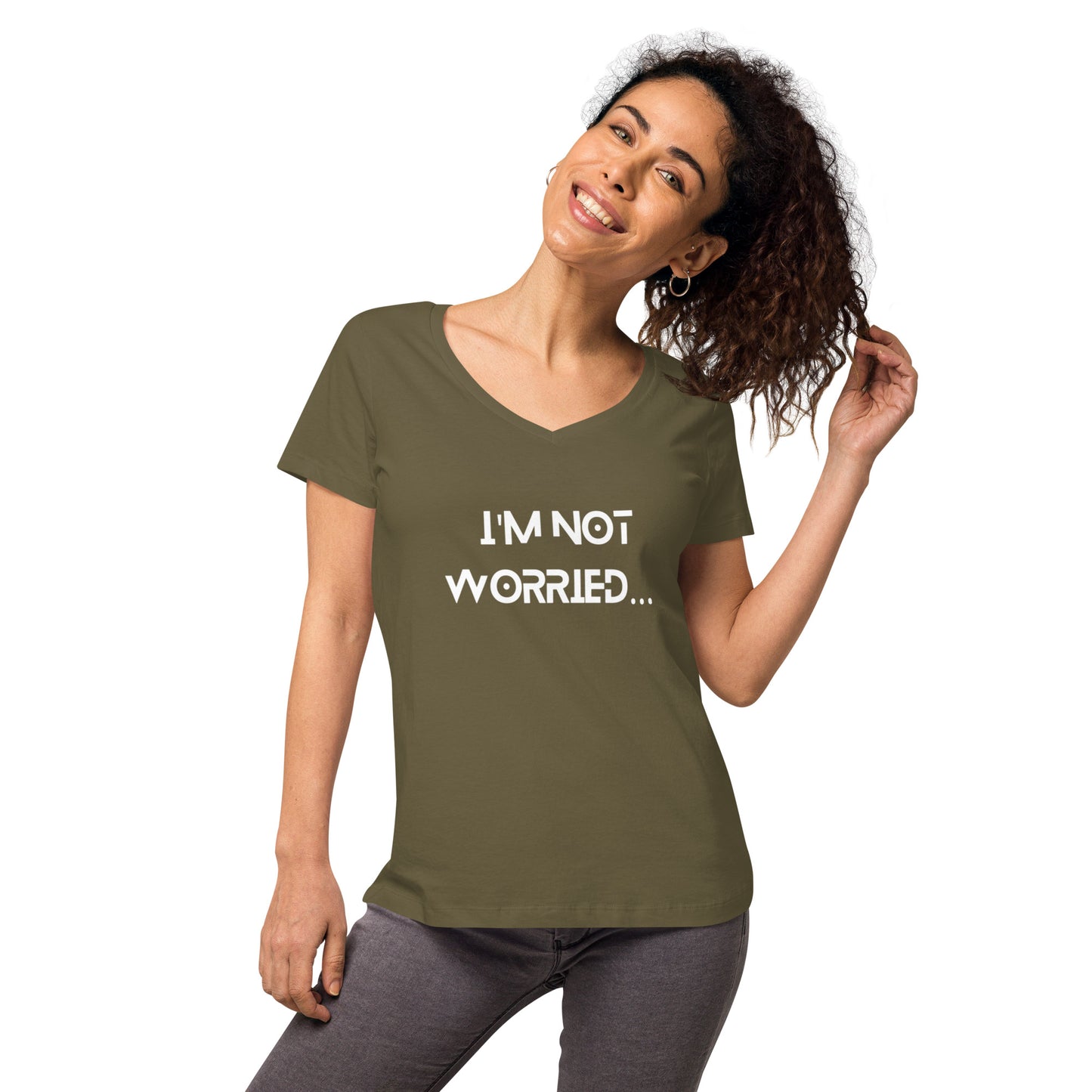 Women’s fitted v-neck t-shirt