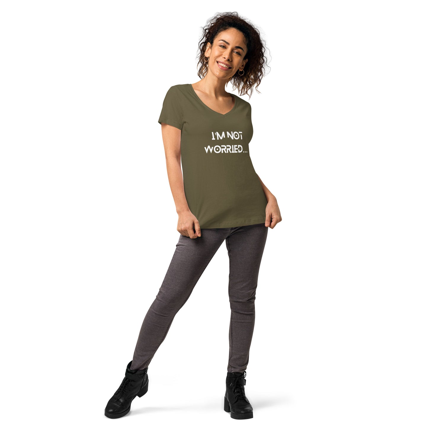 Women’s fitted v-neck t-shirt